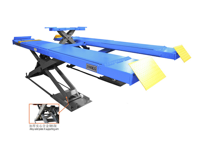 SHL-Y-J-35CCX 超超薄四輪定位（帶小車(chē)）剪式舉升機